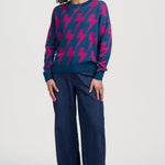 Jersey SUGARHILL Andi Teal Lightning — vista 5