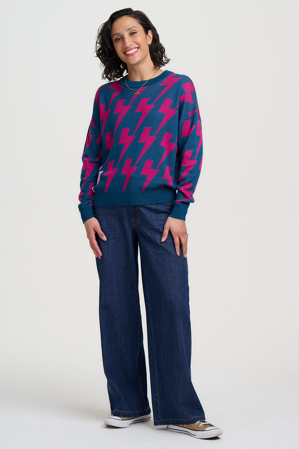 Jersey SUGARHILL Andi Teal Lightning — vista 5