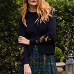 Cárdigan SUGARHILL Kamila Black Woodland Embroidery — vista 2