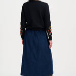 Cárdigan SUGARHILL Kamila Black Woodland Embroidery — vista 6
