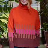 Jersey SUGARHILL Serita Orange Stripe — vista 2