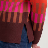 Jersey SUGARHILL Serita Orange Stripe — vista 4