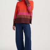 Jersey SUGARHILL Serita Orange Stripe — vista 5