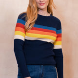 Jersey SUGARHILL Cayla Navy Ombre Stripe — vista 2