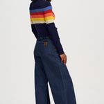 Jersey SUGARHILL Cayla Navy Ombre Stripe — vista 6