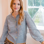 Cárdigan SUGARHILL Glinda Grey Gold Hearts — vista 2