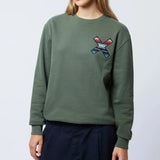 BLUE BANANA Crew Classic Khaki Sweatshirt 