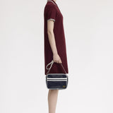 Bolso FRED PERRY Mini de Hombro Azul Marino / Crudo