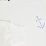 Sudadera LA PAZ Cunha Off White / Wind Blue