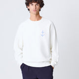 Sudadera LA PAZ Cunha Off White / Wind Blue