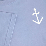 Camiseta LA PAZ Dantas Indigo / Off White
