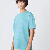 Camiseta LA PAZ Guerreiro Green Indigo Stripes