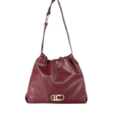 Bolso LOLA CASADEMUNT Shopper Ffecto Piel con Logo LC Ovalado