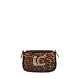 Bolso LOLA CASADEMUNT Bandolera Animal Print Logo LC Leopardo