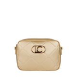 Bolso LOLA CASADEMUNT Bandolera Rombos Monograma Dorado