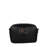 Bolso LOLA CASADEMUNT Bandolera Rombos Monograma Negro
