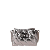 Bolso LOLA CASADEMUNT Bandolera Acolchada Tejido Metalizado