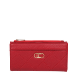 Billetera LOLA CASADEMUNT Monograma Rombos Roja