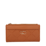 Billetera LOLA CASADEMUNT Monograma Rombos Marron