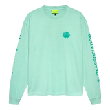 Camiseta NEW AMSTERDAM SURF ASSOCIATION Manga Larga Logo Ocean Wave Sea Green