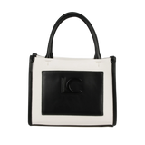 LOLA CASADEMUNT Two-tone Leather Effect Bag 