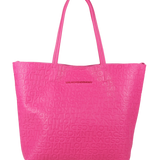 LOLA CASADEMUNT Shopper Bag Unstrukturiertes Monogramm Fuchsia 