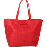LOLA CASADEMUNT Unstrukturierte Shopper-Tasche Rotes Monogramm 