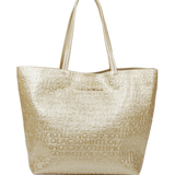 Bolso LOLA CASADEMUNT Shopper Desestructurado Monograma Dorado