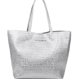 Bolso LOLA CASADEMUNT Shopper Desestructurado Monograma Plateado