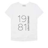 Camiseta LOLA CASADEMUNT 1981 Blanco
