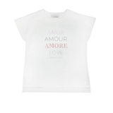 Camiseta LOLA CASADEMUNT Amore Blanco