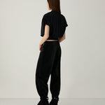 Pantalones LAAGAM Kaori Textured Black