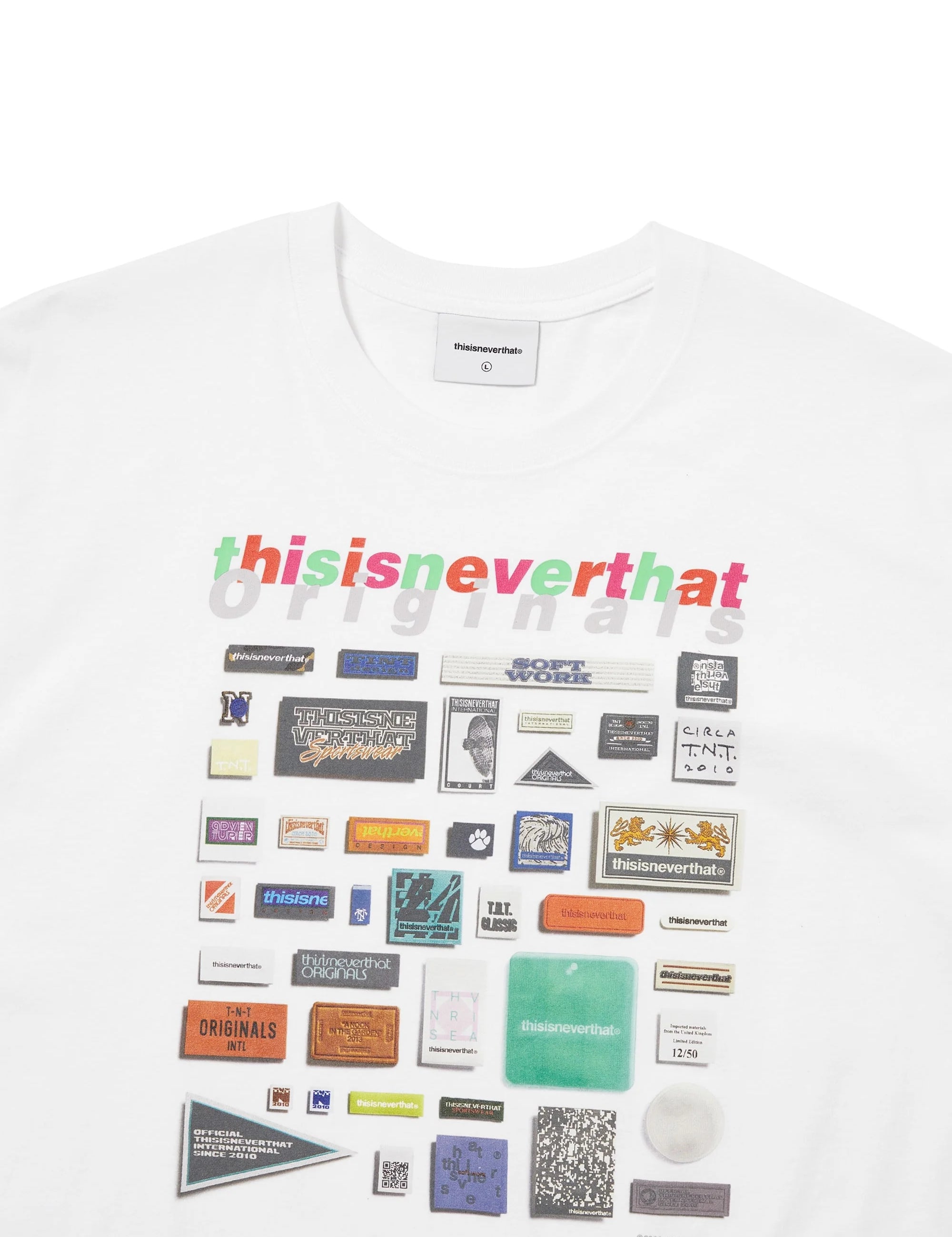 Camiseta THISISNEVERTHAT™ Labels White
