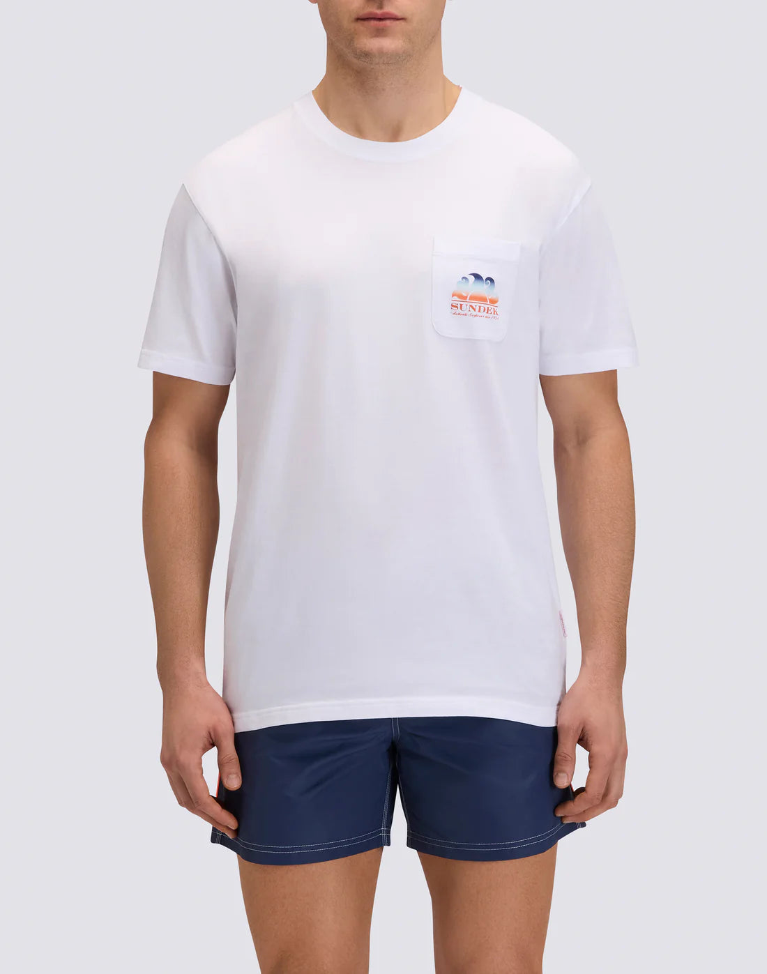 Camiseta SUNDEK New Herbe White