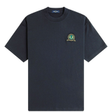 Camiseta FRED PERRY M1312 Tennis Badge Azul Marino