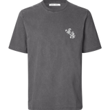 SAMSØE T-Shirt SAMSØE Saphil Washed Black Wallpaper