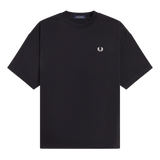 Camiseta FRED PERRY M3481 Oversize Negro