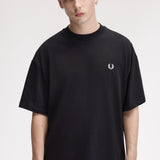 Camiseta FRED PERRY M3481 Oversize Negro