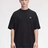 Camiseta FRED PERRY M3481 Oversize Negro