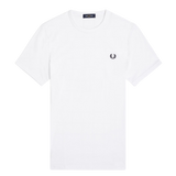 Camiseta FRED PERRY M3519 Ringer Blanco