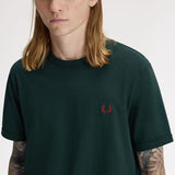 Camiseta FRED PERRY M3519 30A Ringer Verde Base