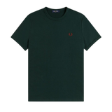 Camiseta FRED PERRY M3519 30A Ringer Verde Base