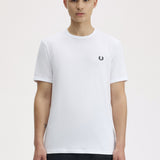Camiseta FRED PERRY M3519 Ringer Blanco