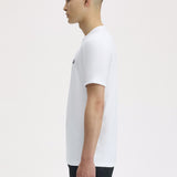Camiseta FRED PERRY M3519 Ringer Blanco