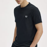 Camiseta FRED PERRY M3519 Ringer Negro