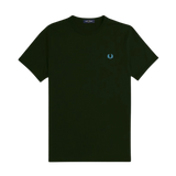 Fred Perry Ringer T-shirt M3519 Midnight Green 