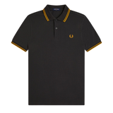 Polo FRED PERRY M3600 85C Anchor Grey / Golden