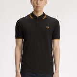 Polo FRED PERRY M3600 85C Anchor Grey / Golden