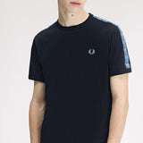 Camiseta FRED PERRY M4613 Ringer Cinta Deportiva Azul Marino
