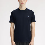 Camiseta FRED PERRY M4613 Ringer Cinta Deportiva Azul Marino